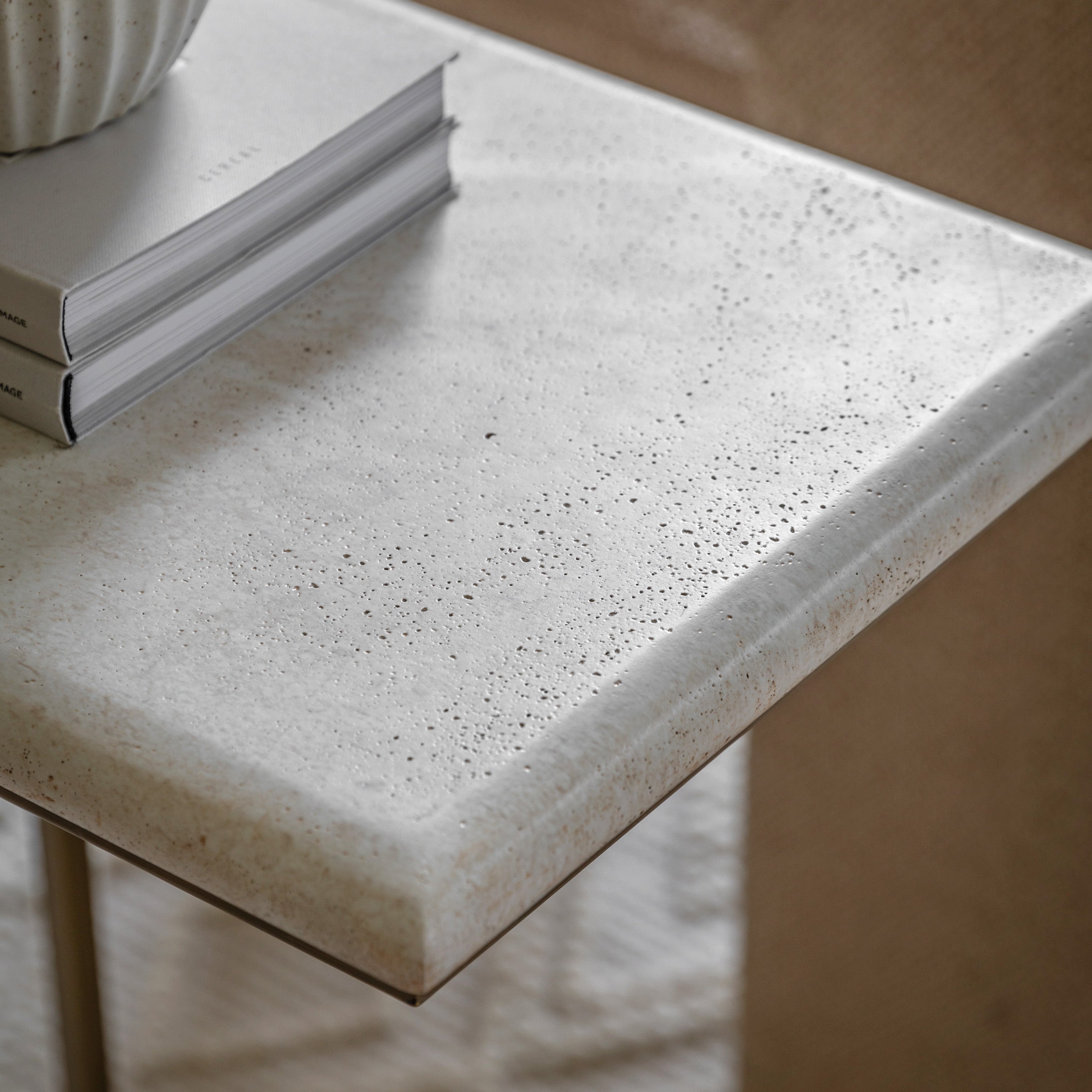 Annecy Bronze & White Concrete Supper Table